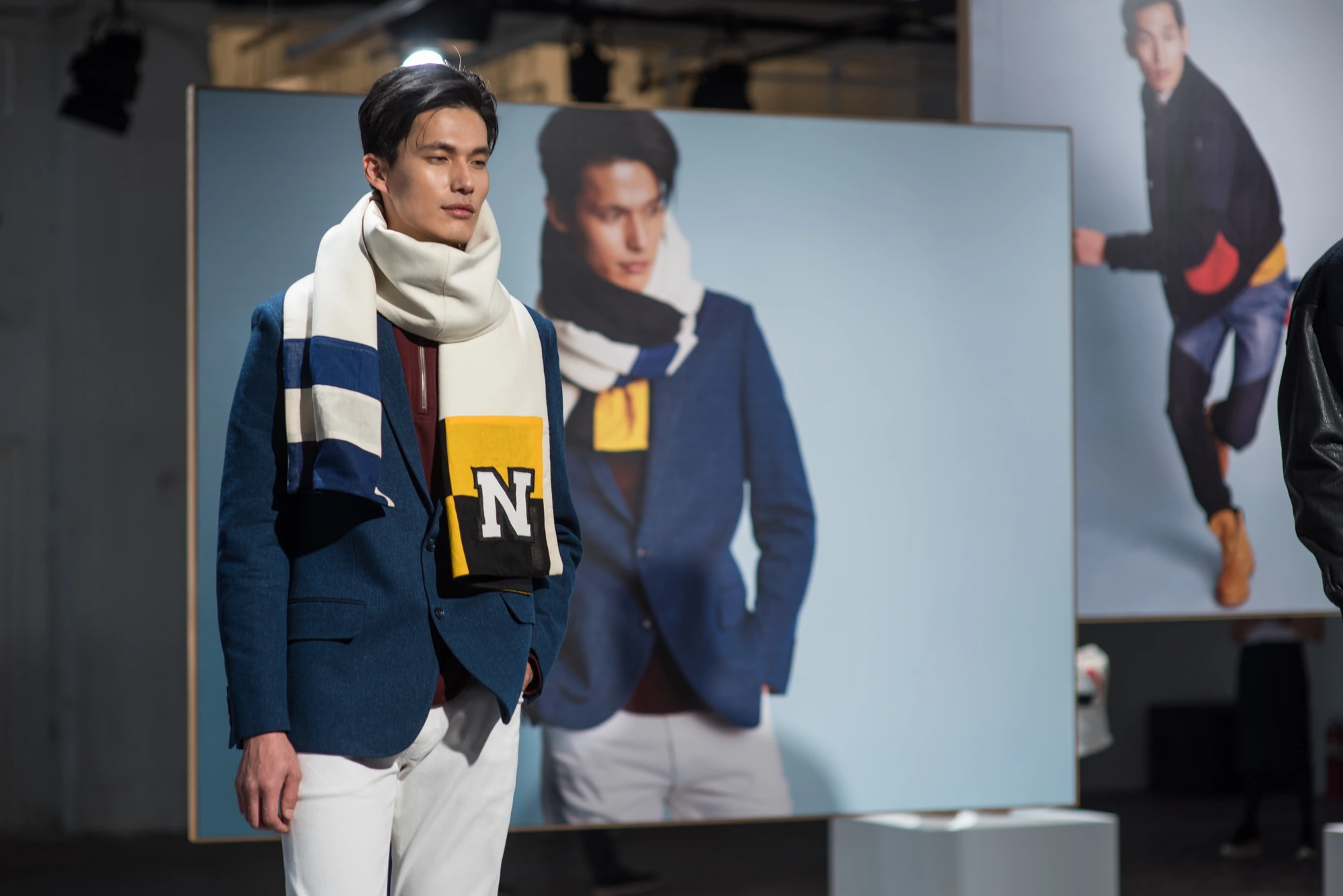 Architectural interior of a grand building that could serve as a backdrop for a luxury brand site